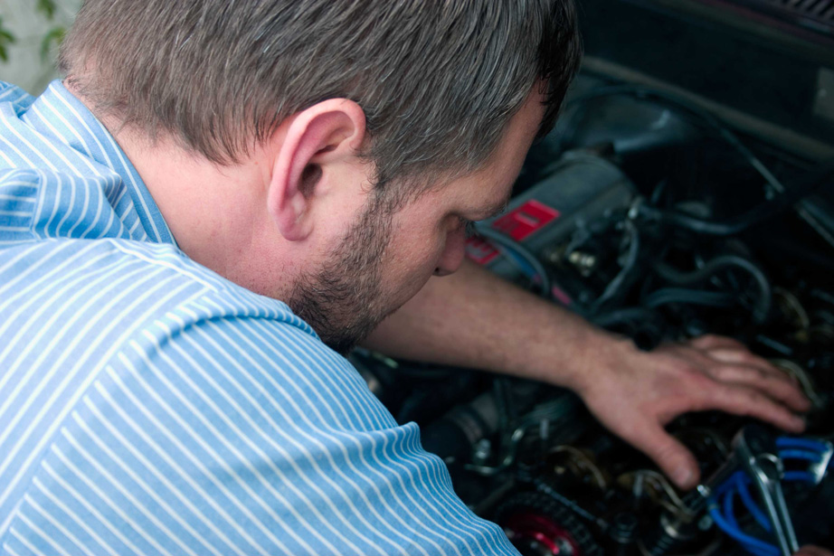 Kyle Fixing a Toyota Truck